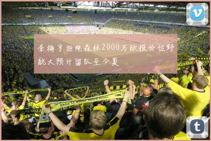 奈梅亨拒绝森林2000万欧报价佐野航大预计留队至今夏